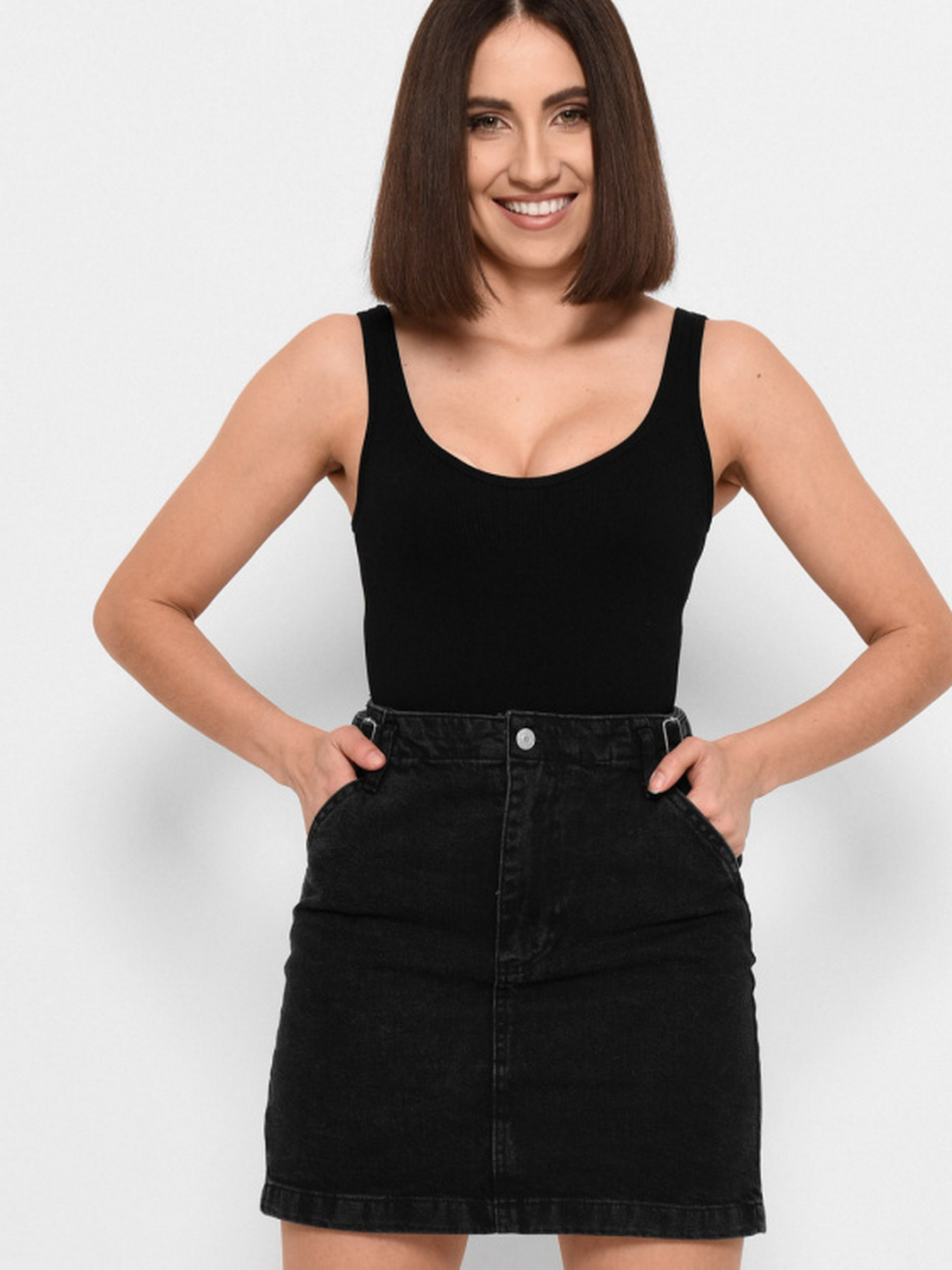 Джинсовая юбка CARICA модель 318628 Фото