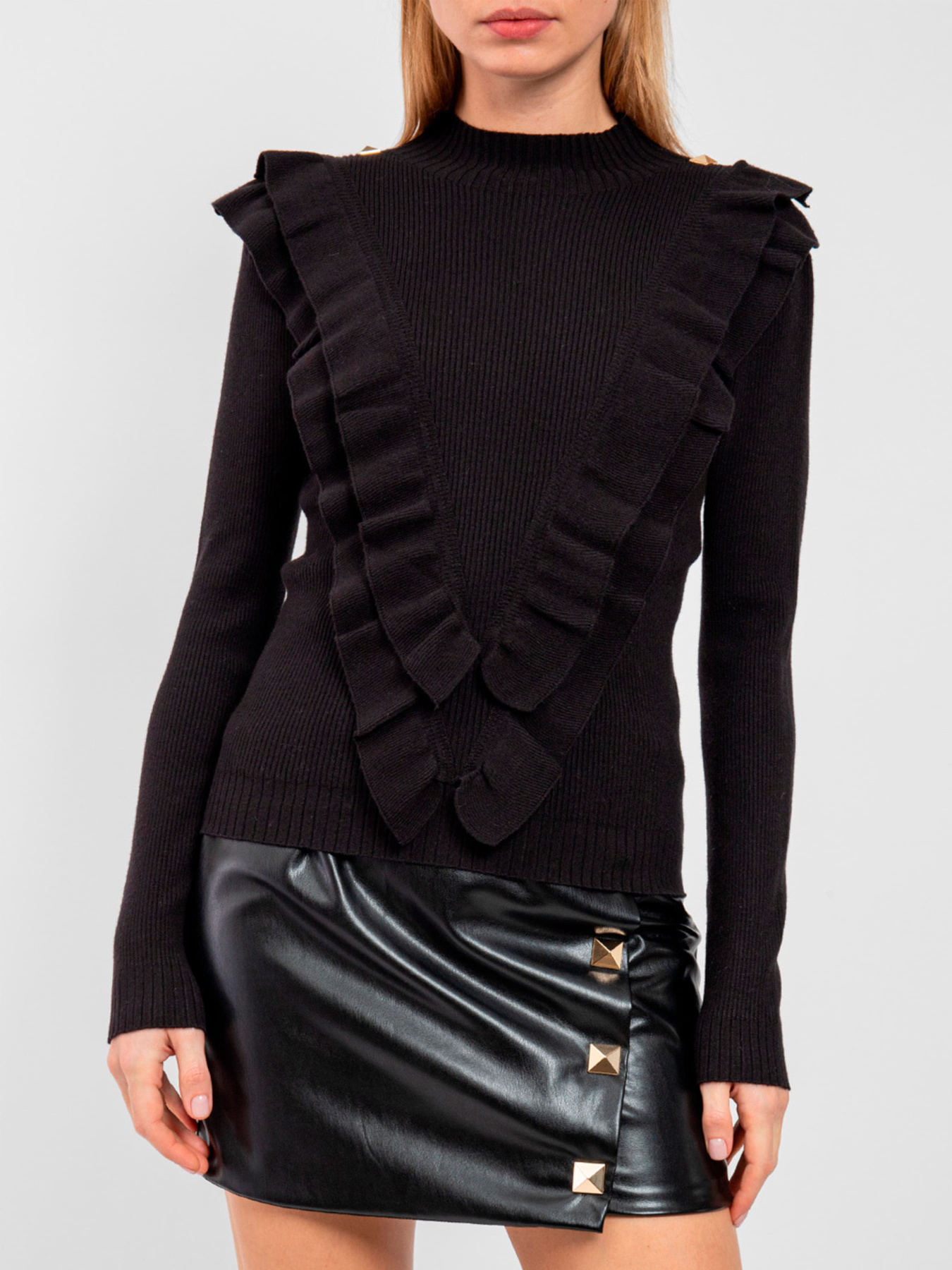 Лонгслив NOSECRETS модель 233NS056_liquirizia Лонгслив NOSECRETS модель 233NS056_liquirizia Фото