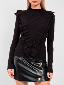 Лонгслив NOSECRETS модель 233NS056_liquirizia Лонгслив NOSECRETS модель 233NS056_liquirizia Фото