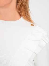 Лонгслив NOSECRETS модель 233NS056_latte Лонгслив NOSECRETS модель 233NS056_latte Фото