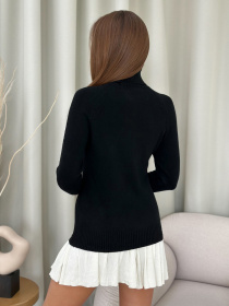 Водолазка ISSA Plus модель WN20-581_черный Фото