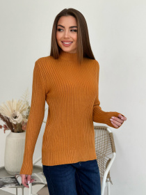 Водолазка ISSA Plus модель WN20-583_горчичный Фото