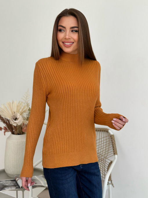 Водолазка ISSA Plus модель WN20-583_горчичный Фото