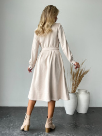 Платье миди ISSA Plus модель SA-85_молочный Фото