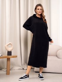 Сукня міді ISSA Plus модель 14366_черный Фото