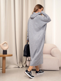 Платье макси ISSA Plus модель 14367_серый Фото