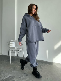 Спортивный костюм ISSA Plus модель SA-499_серый Фото