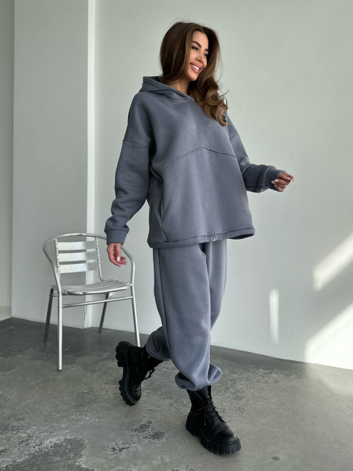 Спортивный костюм ISSA Plus модель SA-499_серый Фото