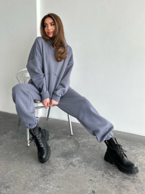 Спортивный костюм ISSA Plus модель SA-499_серый Фото