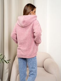 Худи ISSA Plus модель 14202_розовый Фото