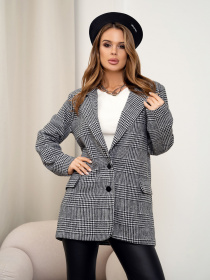 Блейзер ISSA Plus модель 14257A_мультиколор Фото