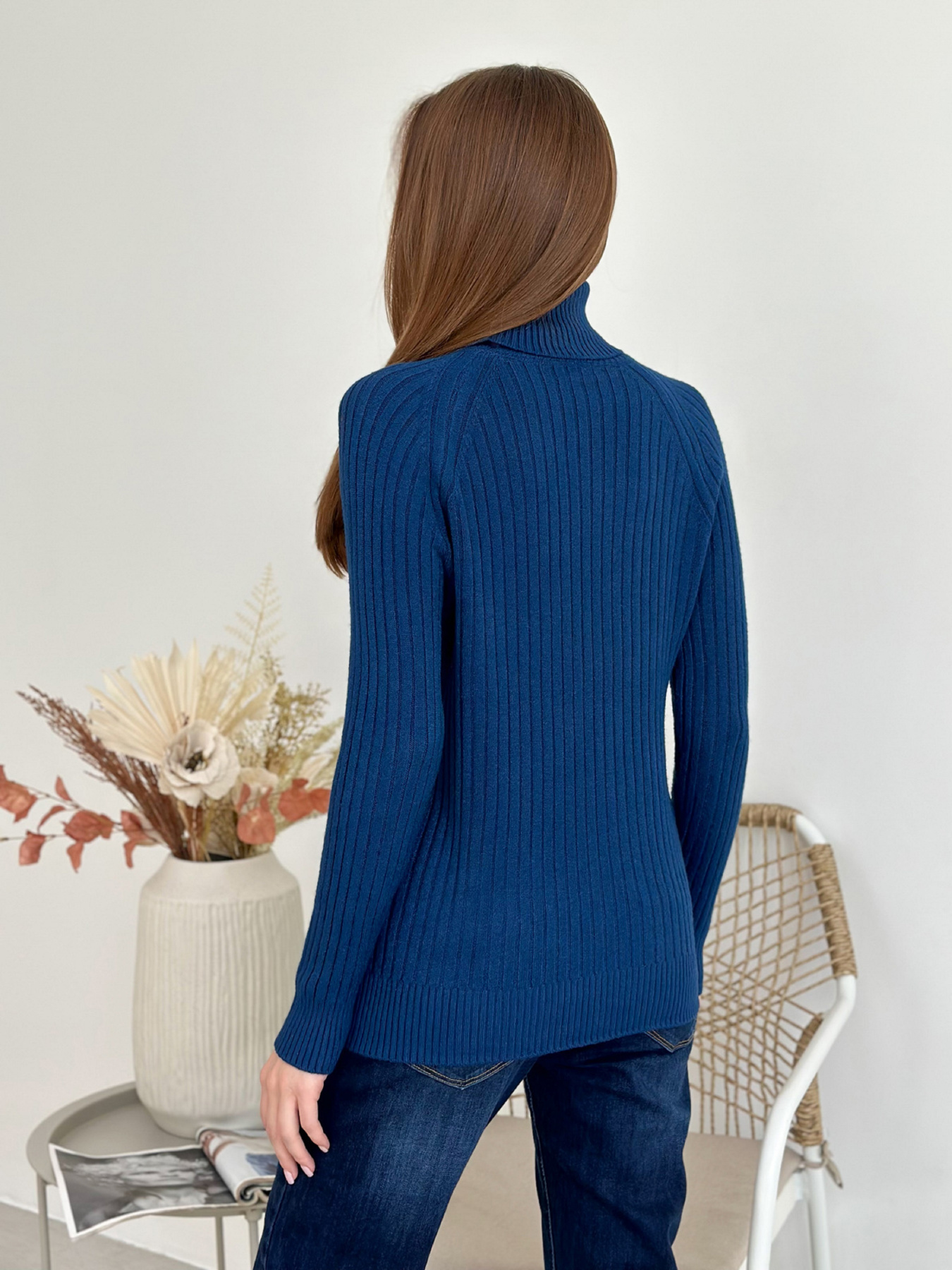 Водолазка ISSA Plus модель WN20-582_синий Фото