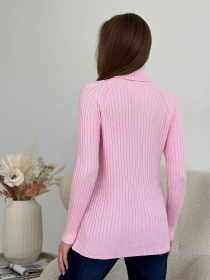 Водолазка ISSA Plus модель WN20-582_розовый Фото