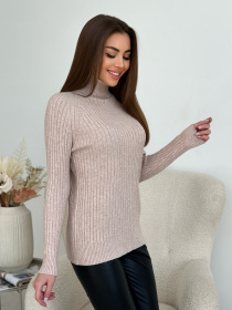 Водолазка ISSA Plus модель WN20-582_бежевый Фото