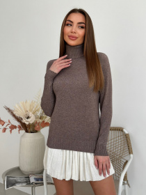 Водолазка ISSA Plus модель WN20-581_темно_бежевый Фото