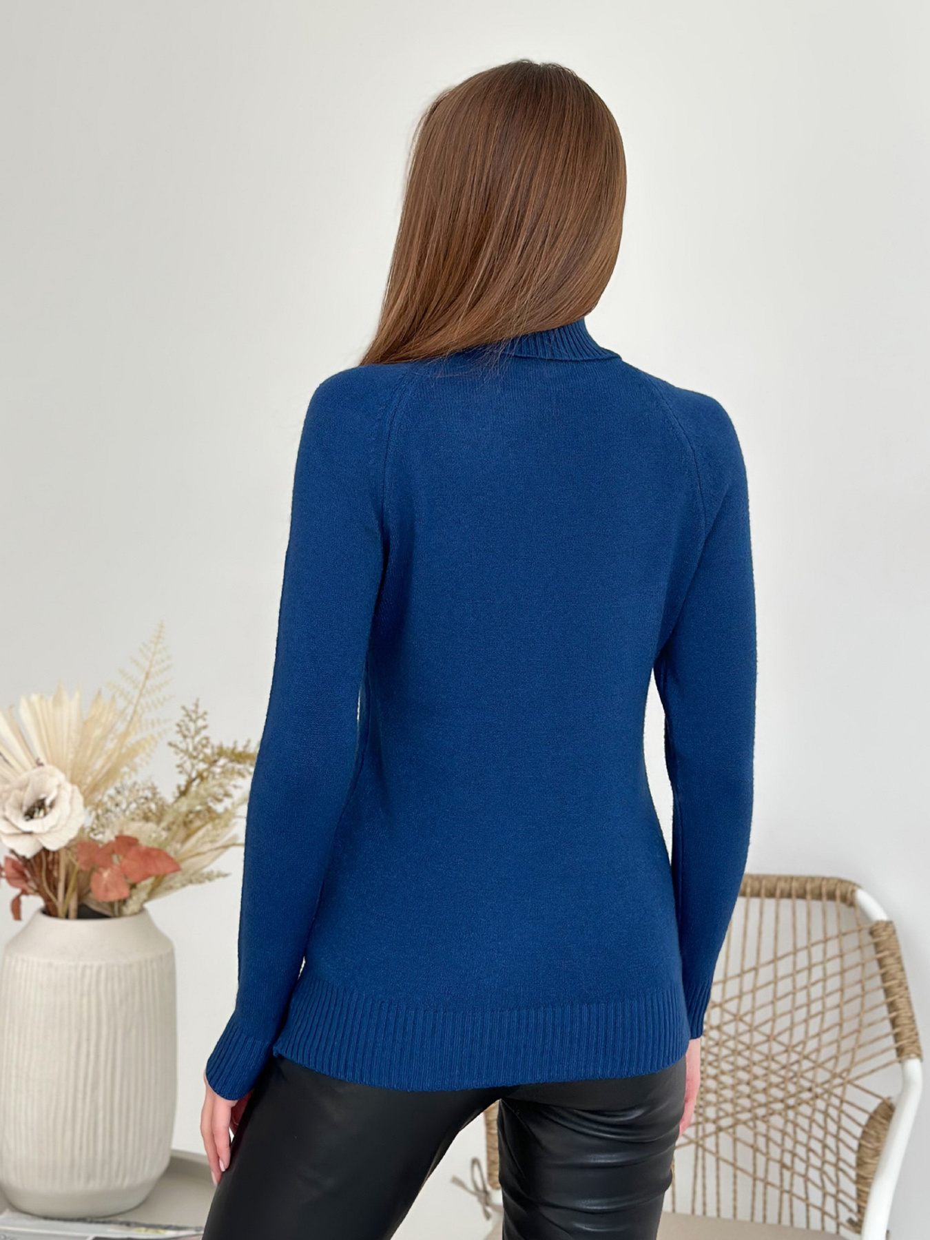 Водолазка ISSA Plus модель WN20-581_синий Фото