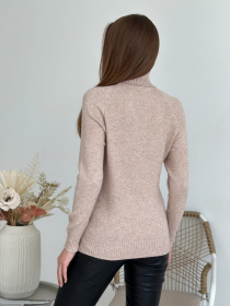 Водолазка ISSA Plus модель WN20-581_бежевый Фото