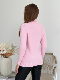 Водолазка ISSA Plus модель WN20-581_розовый Фото