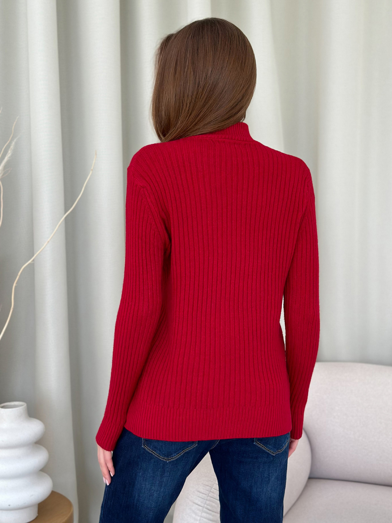 Водолазка ISSA Plus модель WN20-583_красный Фото