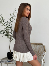 Водолазка ISSA Plus модель WN20-583_темно_бежевый Фото