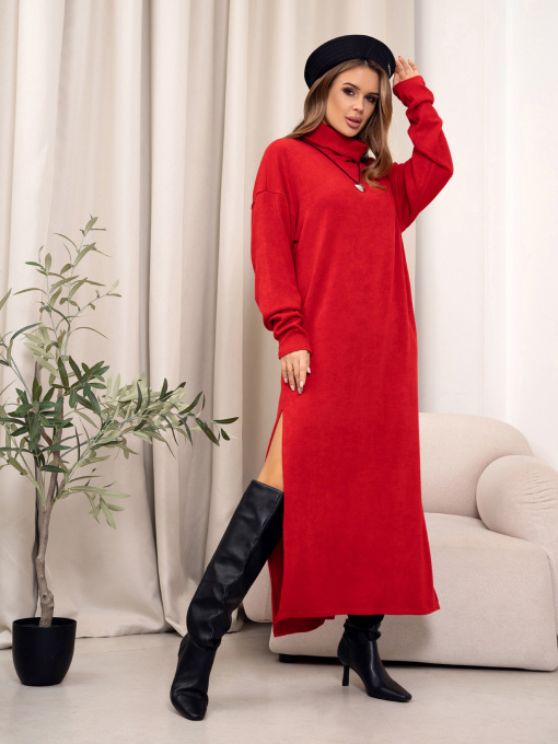 Платье макси ISSA Plus модель 14363_красный Фото