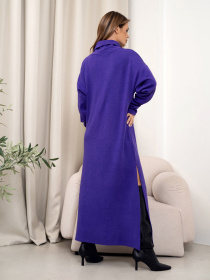 Платье макси ISSA Plus модель 14363_темно_сиреневый Фото