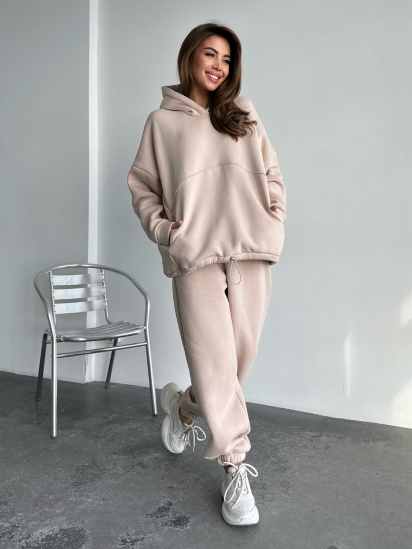 Спортивний костюм ISSA Plus модель SA-499_бежевый — фото - INTERTOP