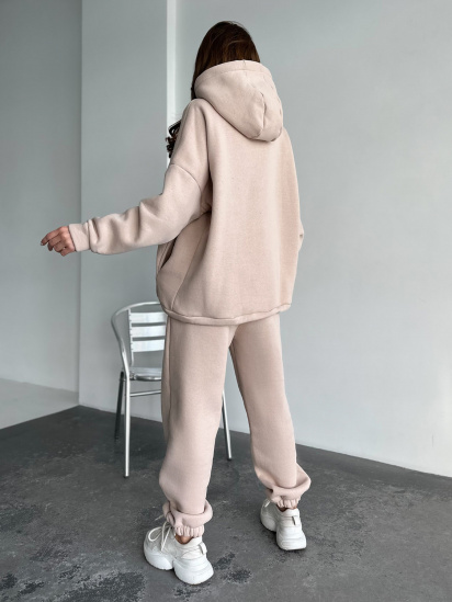 Спортивний костюм ISSA Plus модель SA-499_бежевый — фото 3 - INTERTOP