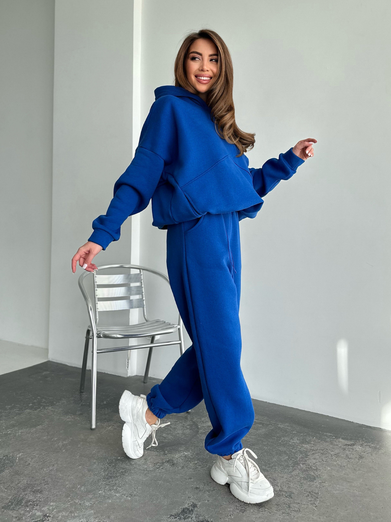 Спортивный костюм ISSA Plus модель SA-499_синий Фото