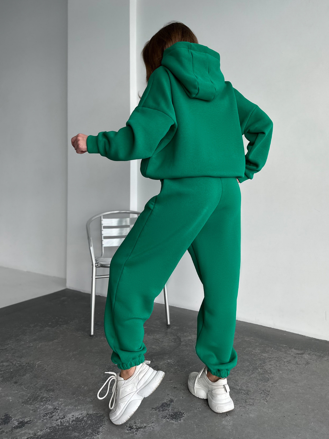 Спортивный костюм ISSA Plus модель SA-499_зеленый Фото