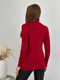 Водолазка ISSA Plus модель WN20-581_красный Фото