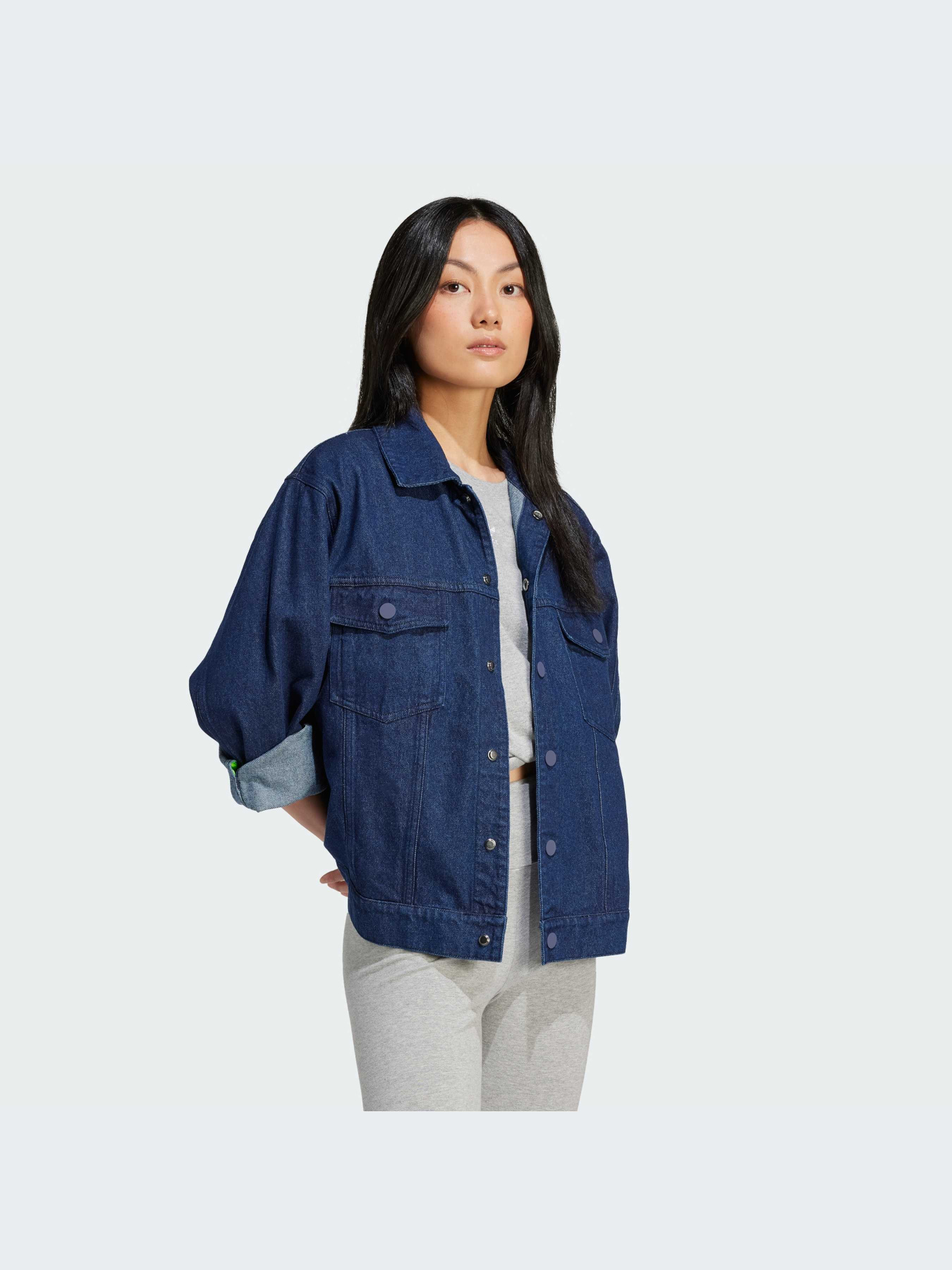 Джинсовая куртка Adidas x KSENIASCHNAIDER модель IN0265 Фото