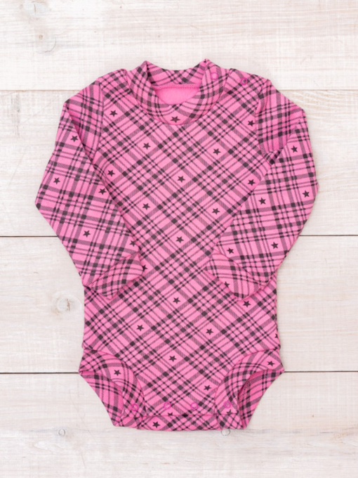Боди для младенцев Носи своє модель 9511-063-5-rombi-na-rozhevomu Фото