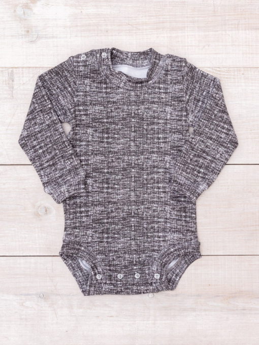 Боди для младенцев Носи своє модель 9511-063-4-chornij-melanzh Фото