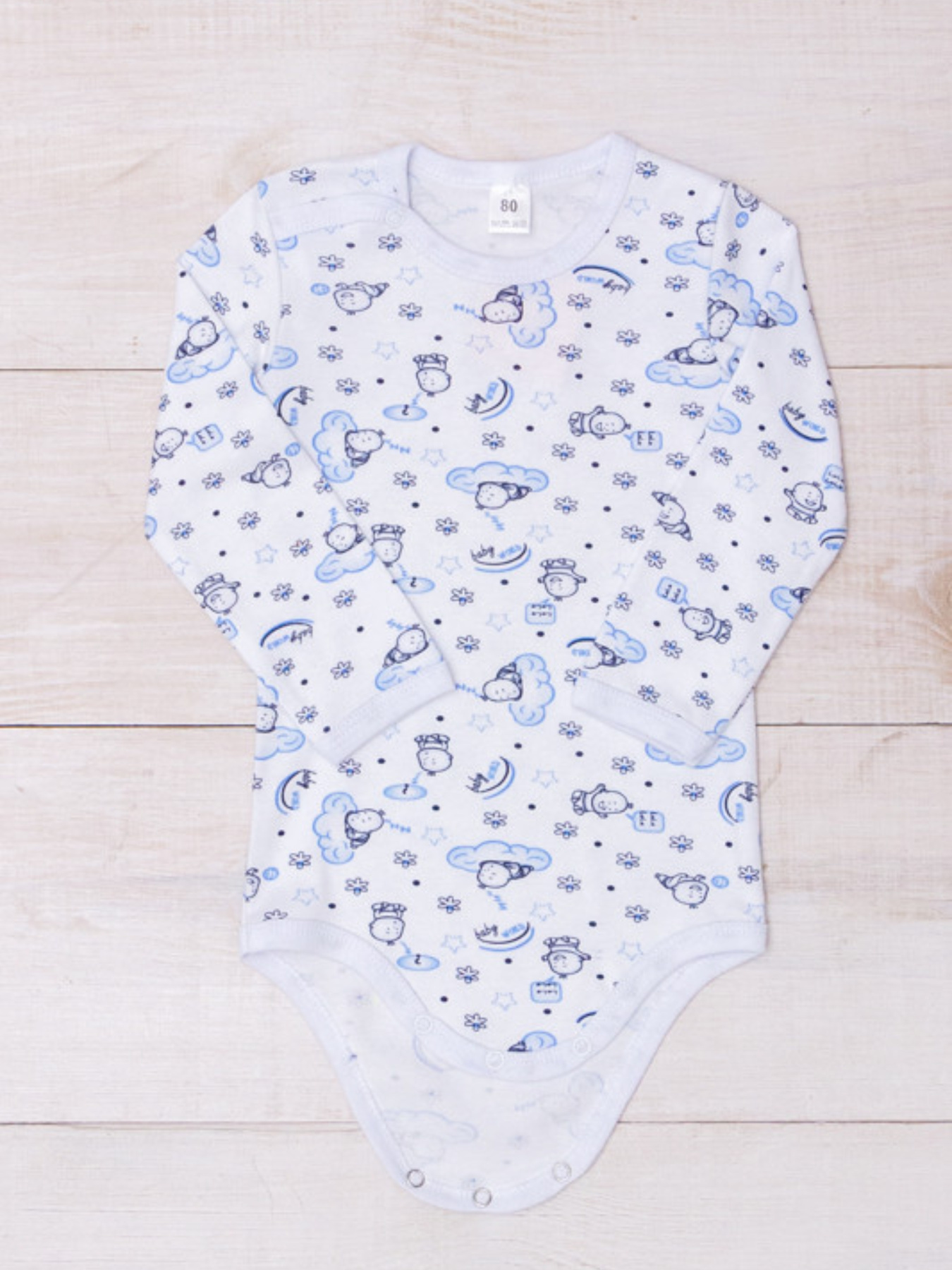 Боді для немовлят Носи своє модель 5010-016-4-baby-blakitnij Фото