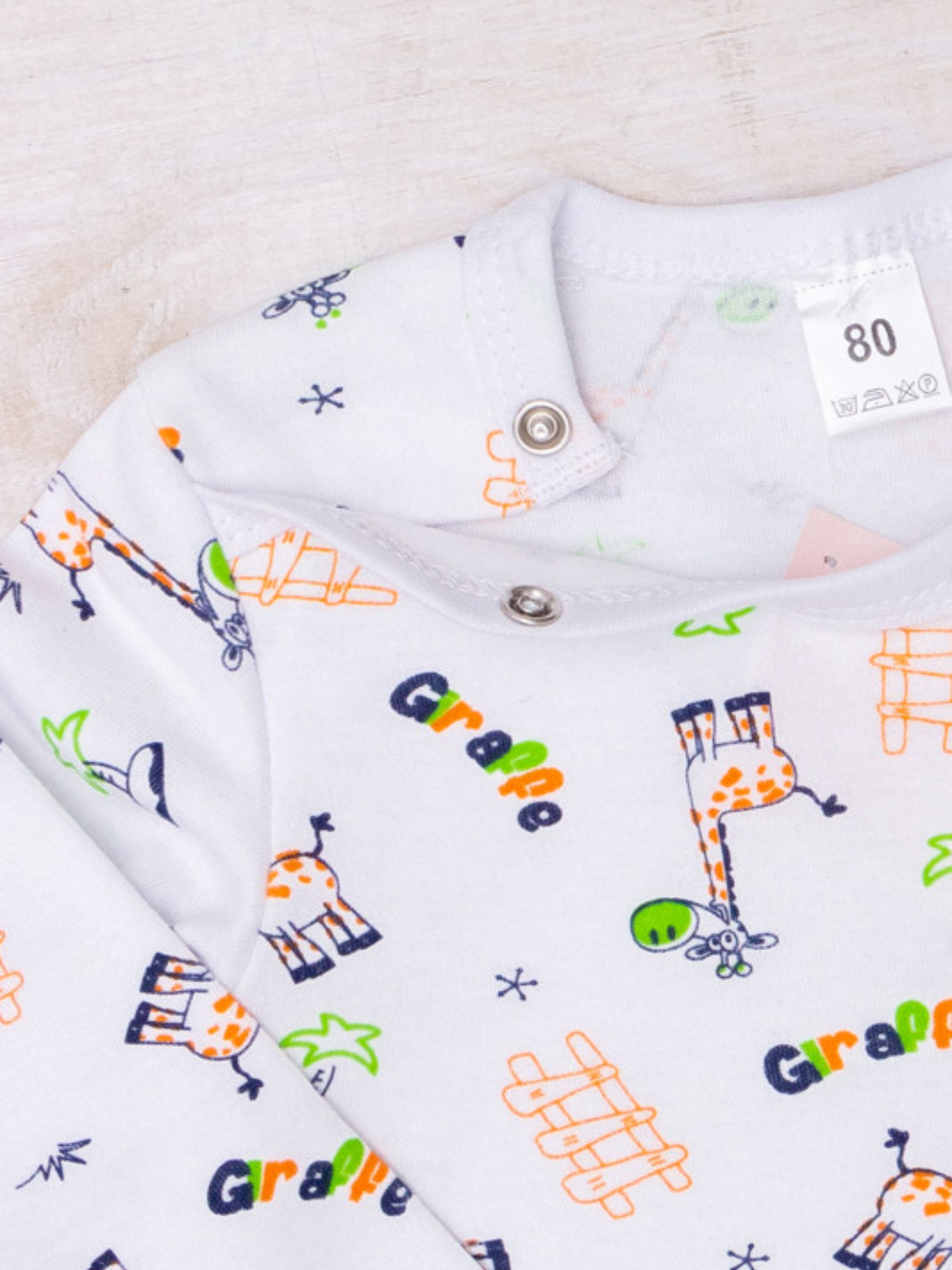 Боди для младенцев Носи своє модель 5010-016-4-zhirafa-molochnij Фото