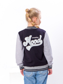 Кофта Носи своє модель 6029-057-33-5-chornilxno-sinj Кофта Носи своє модель 6029-057-33-5-chornilxno-sinj Фото