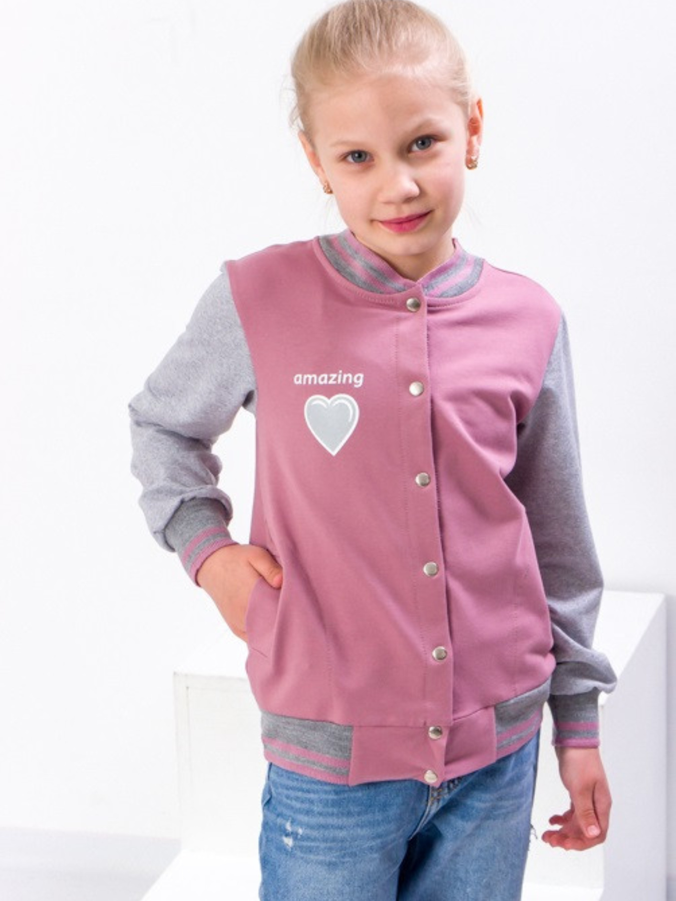 Кофта Носи своє модель 6029-057-33-5-temno-pudrovij Фото