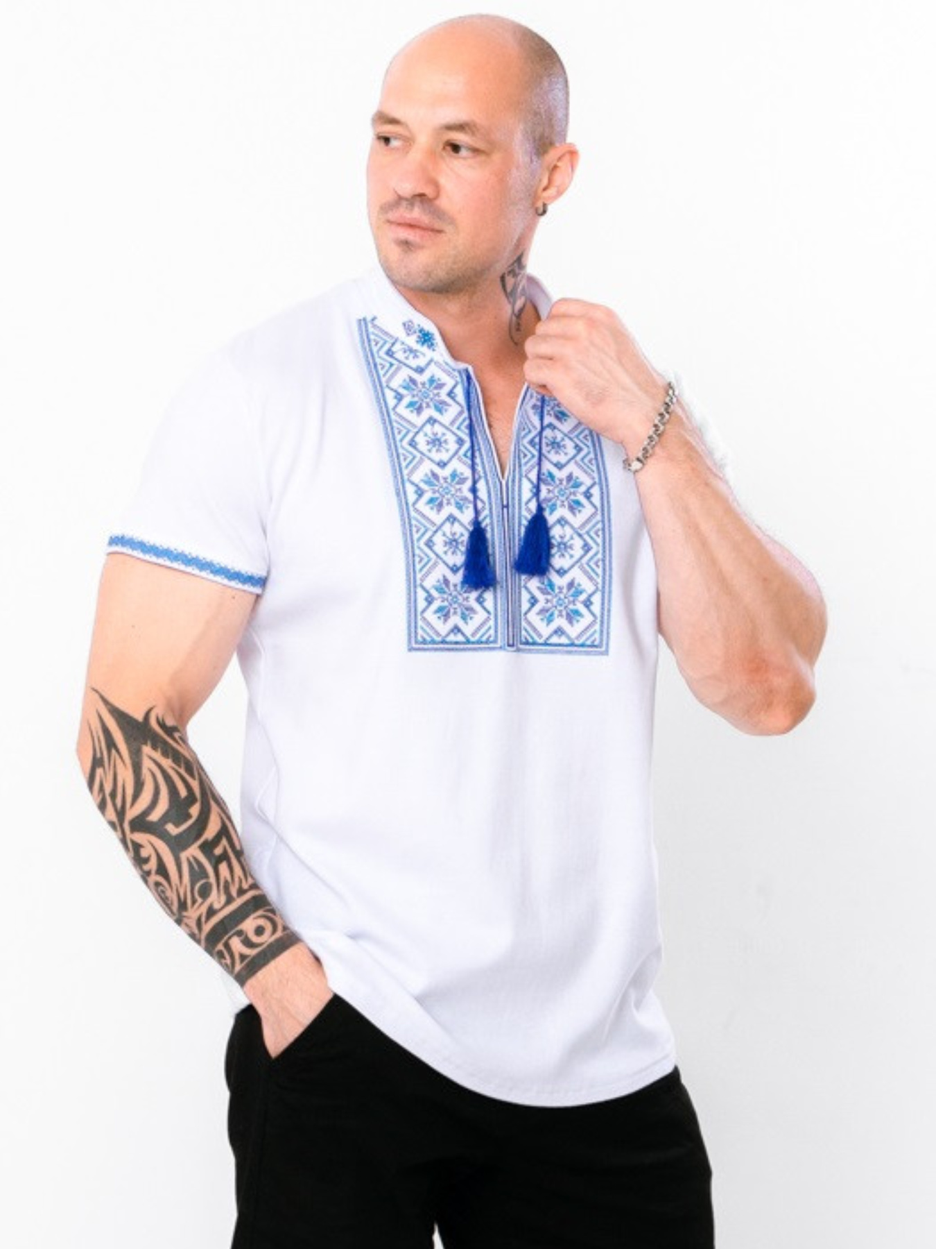 Вишита сорочка Носи своє модель 8606-038-22-blakitnij Фото