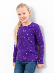 Лонгслів Носи своє модель 6025-016-5-foletovij-kotiki Фото