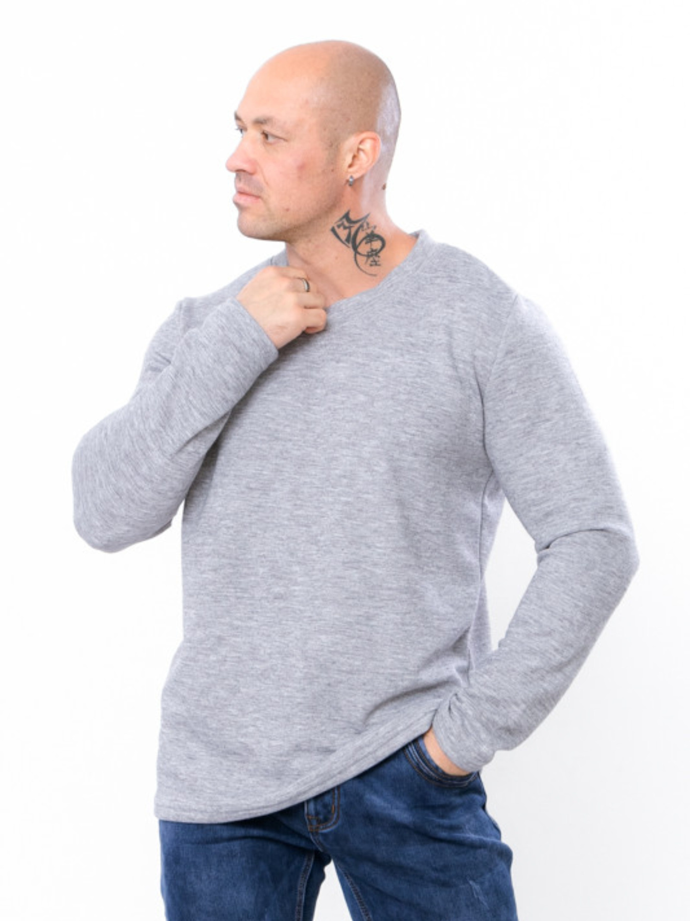 Лонгслив Носи своє модель 8117-112-srij-melanzh Фото