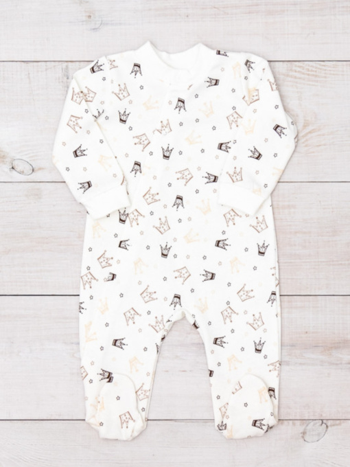 Нательный комбинезон Носи своє модель 5032-024-5-korona-molochnij Фото