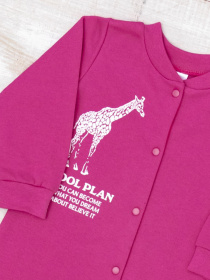 Нательный комбинезон Носи своє модель 5058-023-33-5-svtlo-malinovij-zhirafa Фото