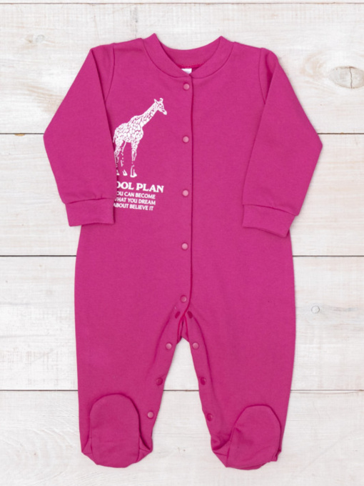 Нательный комбинезон Носи своє модель 5058-023-33-5-svtlo-malinovij-zhirafa Фото