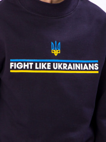 Свитшот Носи своє модель 6344-chornilxno-sinj-gerb Фото