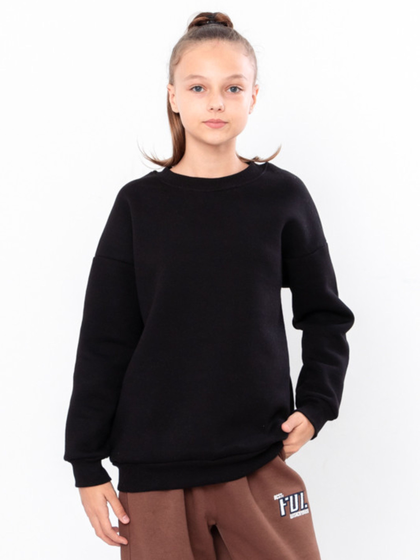 Свитшот Носи своє модель 6393-025-33-2-chornij Фото