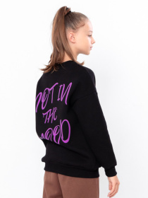 Свитшот Носи своє модель 6393-025-33-2-chornij Свитшот Носи своє модель 6393-025-33-2-chornij Фото