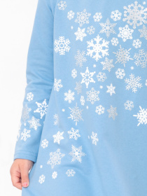 Платье мини Носи своє модель 6004-blakitnij-snzhinki Фото