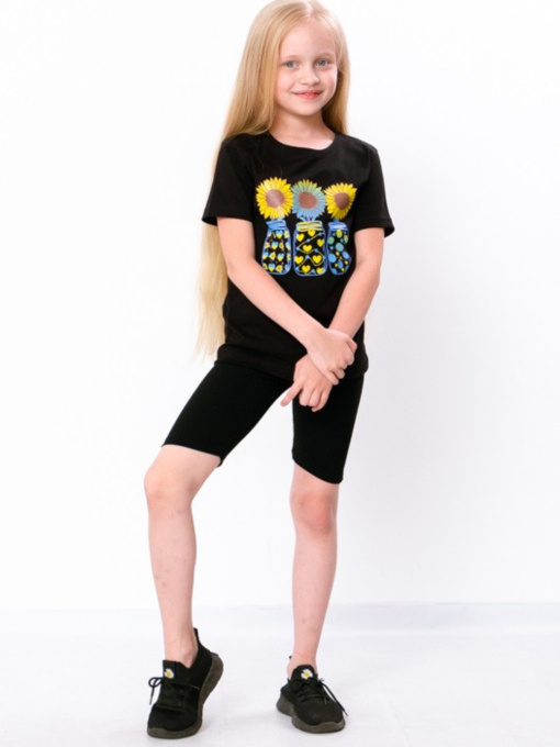 Футболка Носи своє модель 6021-1-chornij-sonqshniki Фото