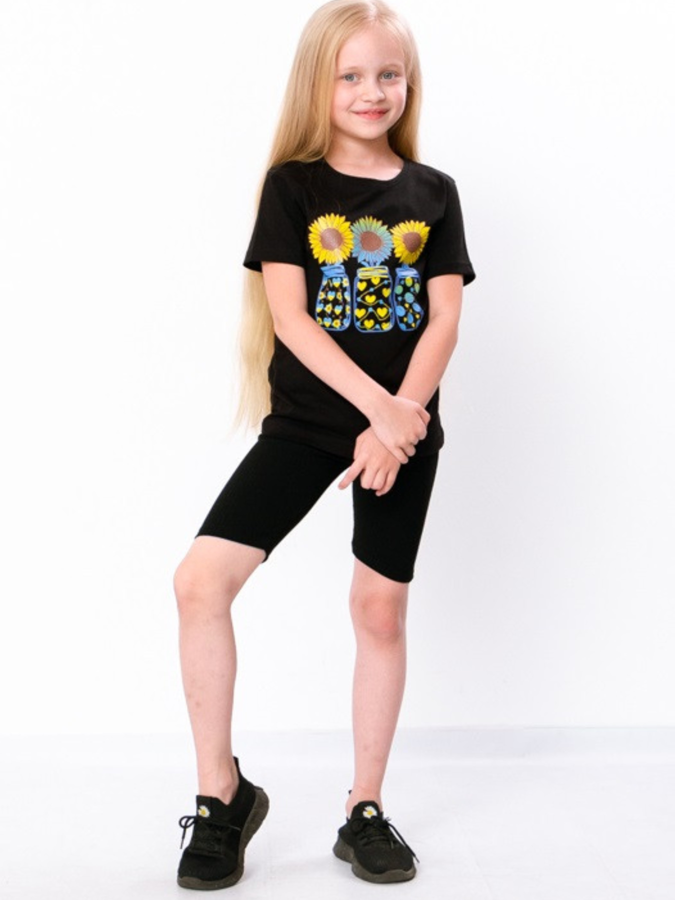 Футболка Носи своє модель 6021-1-chornij-sonqshniki Фото